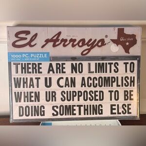 1000 Piece Puzzle, NEW UNOPENED, El Arroyo "No Limits" 1000-pieces